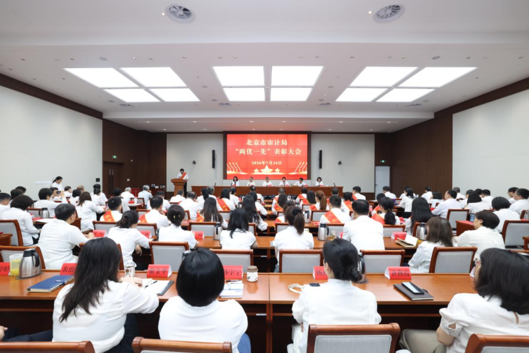 市审计局召开“两优一先”表彰大会
